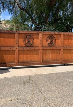 Wooden Gate Installation In Fernbrook